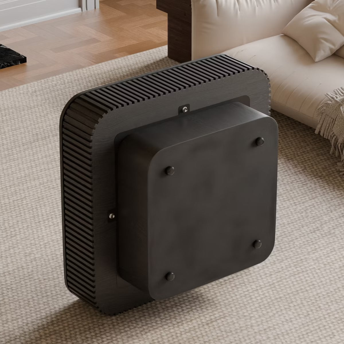 Storage Coffee Table, 31.5-Inch Square with Hidden Flip-Top Lid