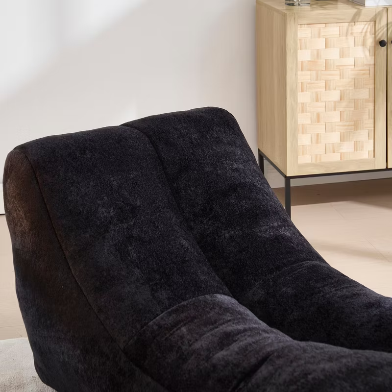Creative Bean Bag Sofa for Adults High-Density Sponge Ergonomic Curve Living Room Bedroom 1pc