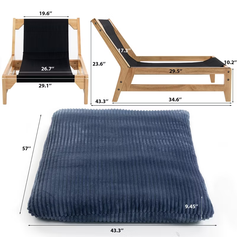 Bean Bag Chair for Adults Accent Armless Lazy Sofa Casual Single Sofa with Backrest for Living Room Bedroom 1pc