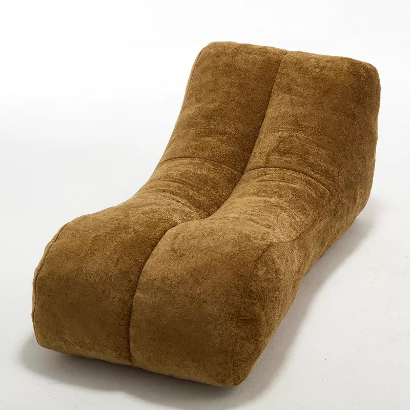 Creative Bean Bag Sofa for Adults High-Density Sponge Ergonomic Curve Living Room Bedroom 1pc
