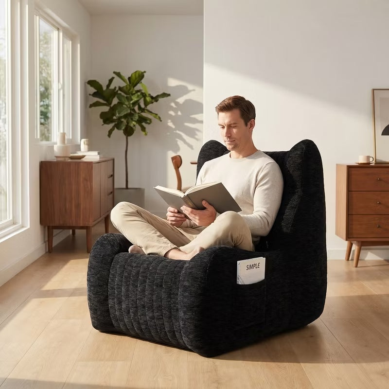 Oversized Bean Bag Lounge Chair, Soft Floor Sofa for Adults,1pc