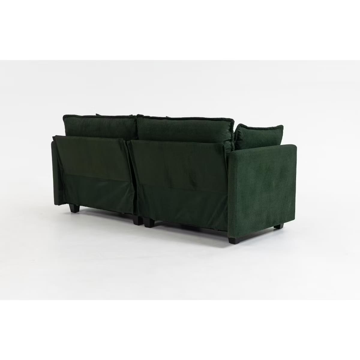 Chesterfield Accent Chair with Ottoman, Velvet Tufting & 300-Lb Support