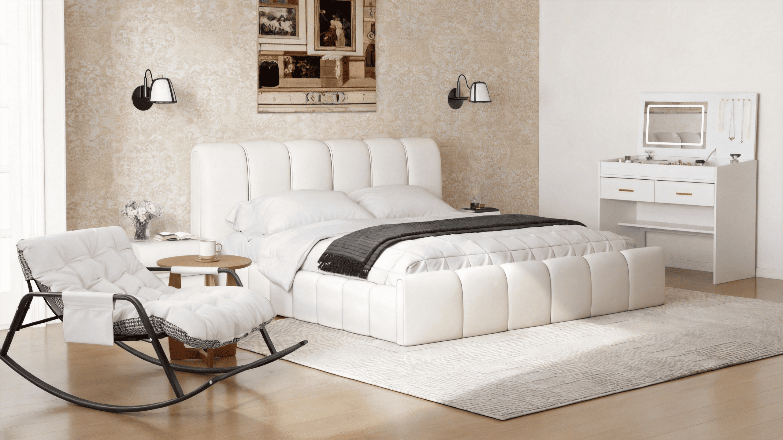 bedoom enjoyable rocking chair