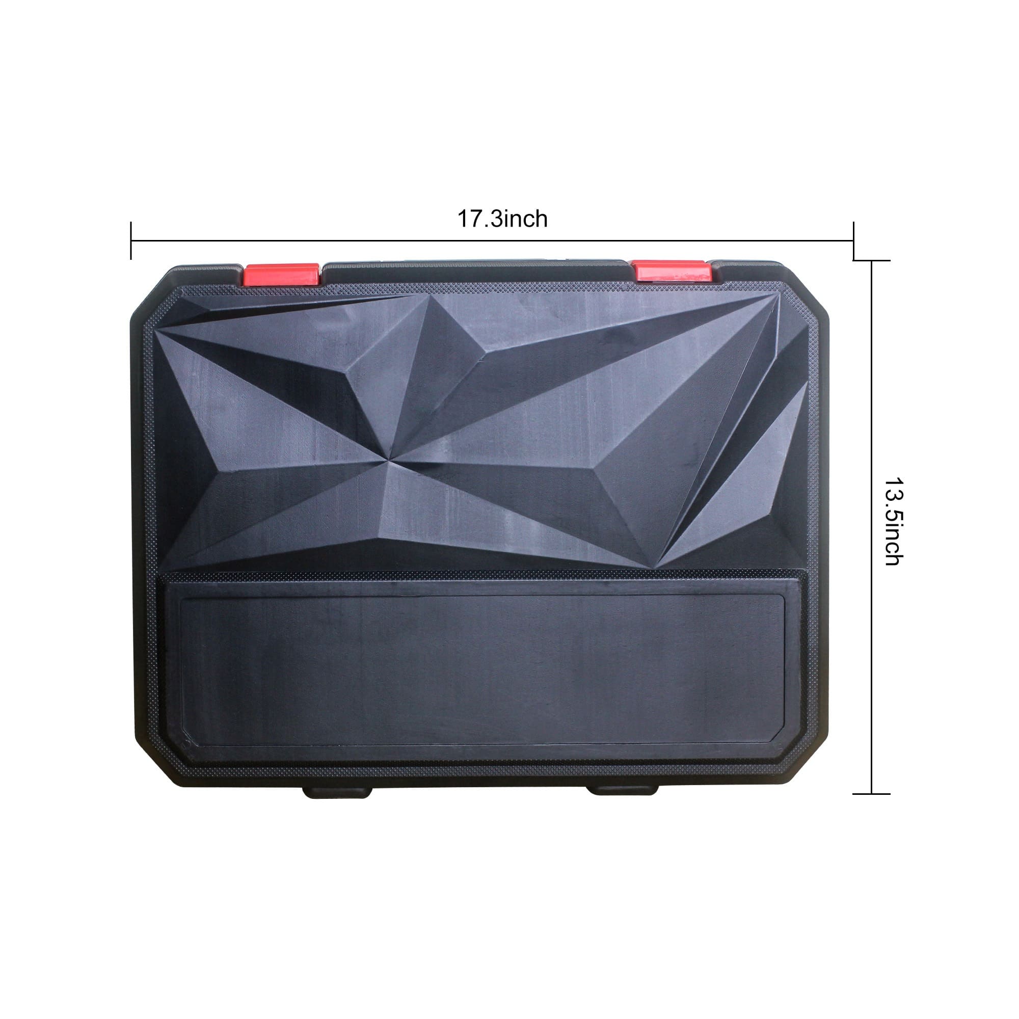242-Piece Tool Set: Mechanical Hand Kit with Heavy-Duty Plastic Toolbox